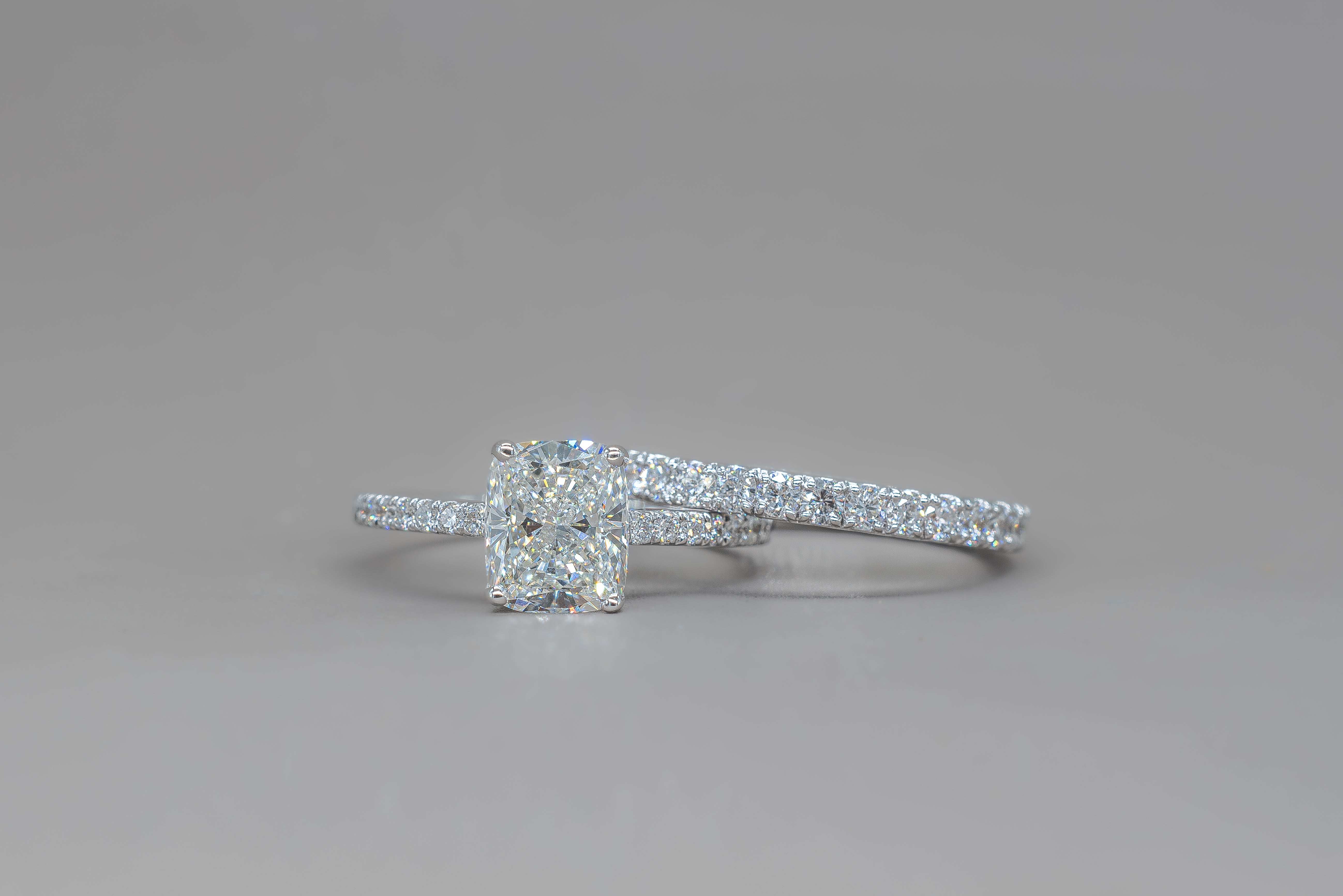 CUSHION ENGAGEMENT RING